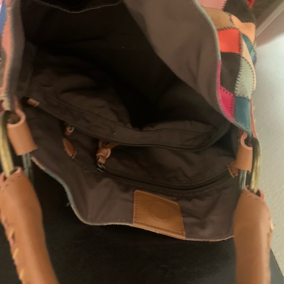 Patchwork Leather Tote Bag - Picture 4 of 7